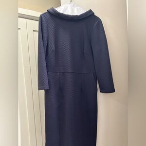 Boden Boatneck Navy Dress